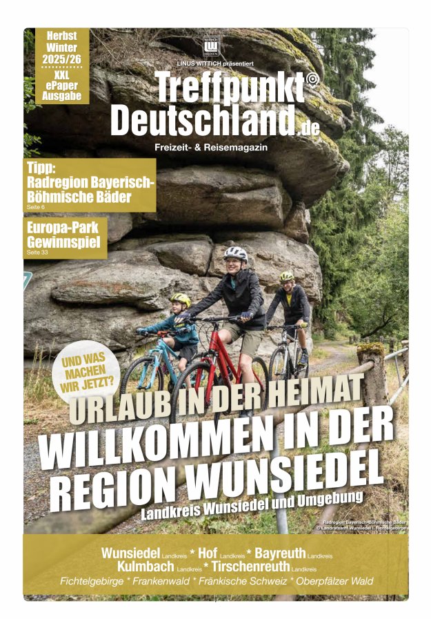TreffpunktDeutschland Region Wunsiedel Reisemagazin Titelblatt 04/2025