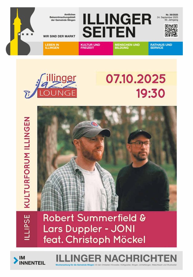 Illinger Seiten Titelblatt 39/2025