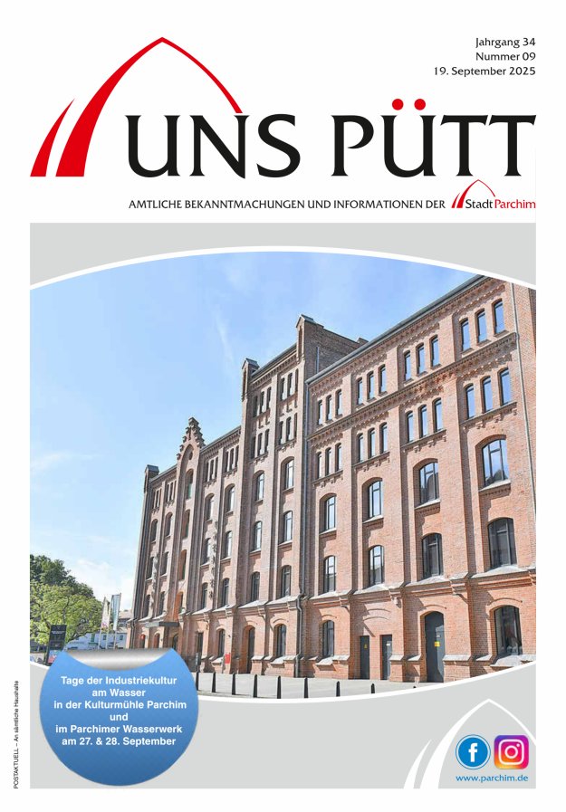 Uns Pütt Titelblatt 09/2025