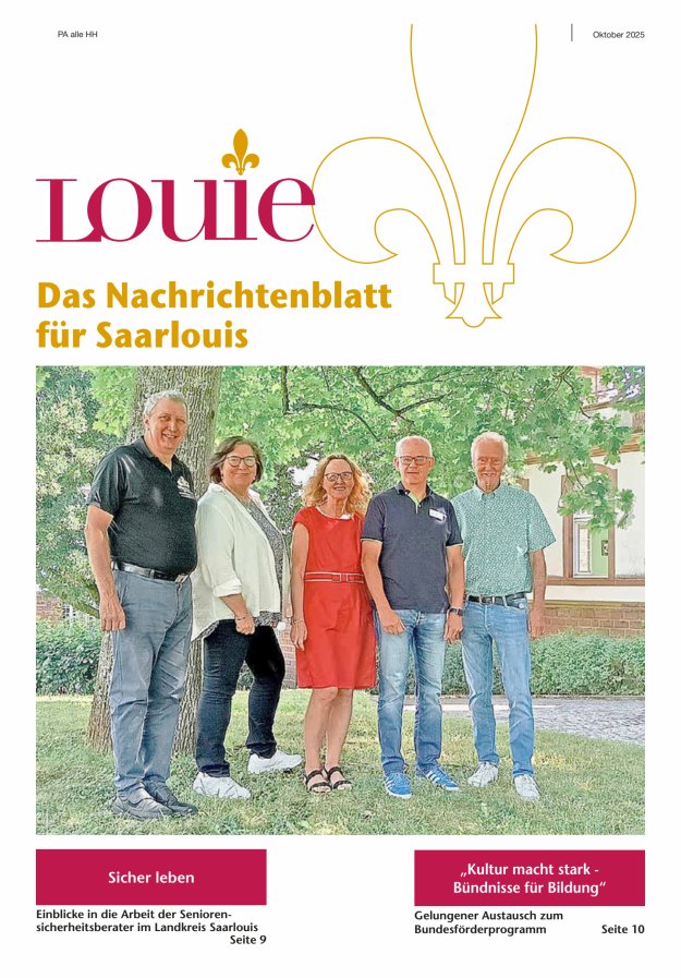 Louie - Nachrichtenblatt für Saarlouis Titelblatt 11/2025