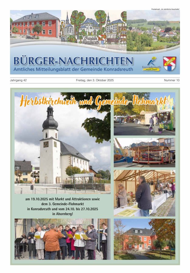 Bürger-Nachrichten Titelblatt 10/2025