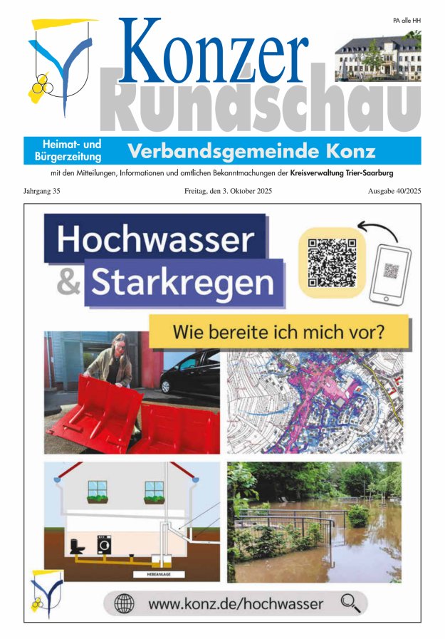 Konzer Rundschau Titelblatt 40/2025