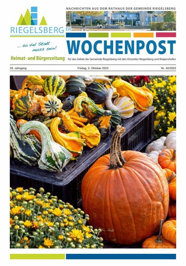 Riegelsberger Wochenpost Titelblatt 40/2025