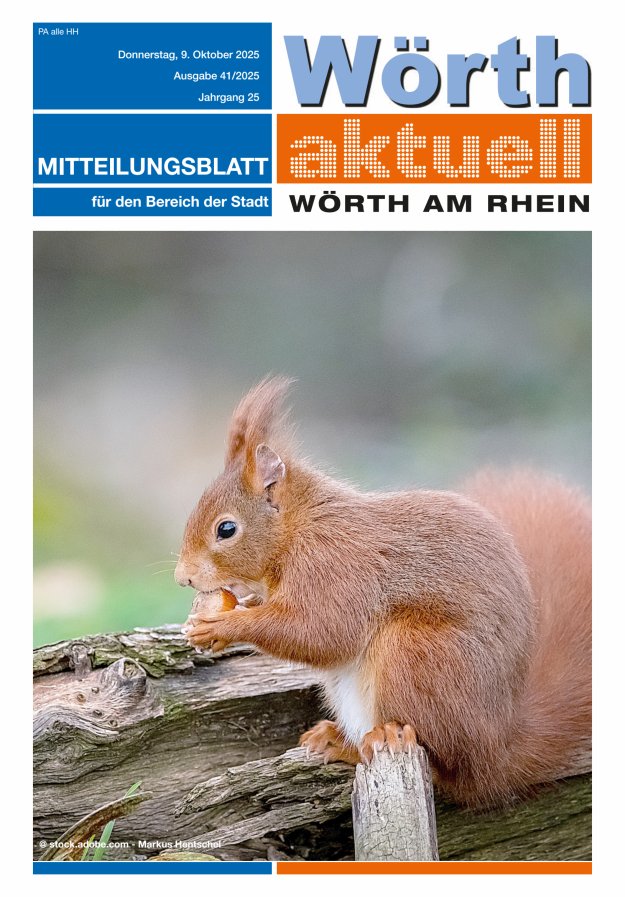 Wörth aktuell Titelblatt 41/2025