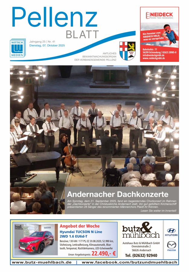 Pellenzblatt Titelblatt 41/2025