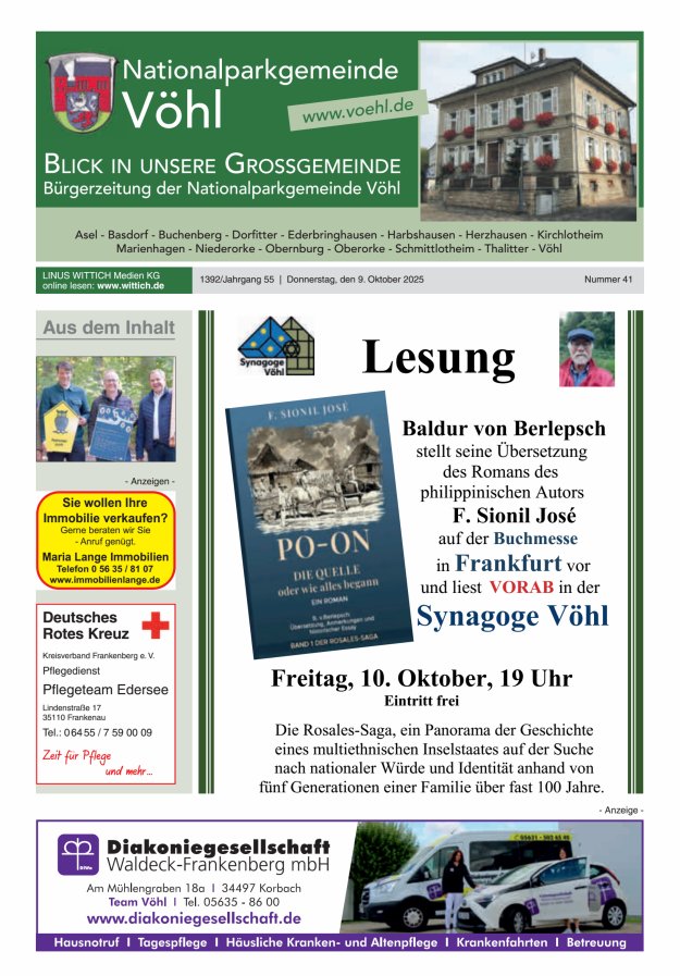 Blick in unsere Grossgemeinde Titelblatt 41/2025