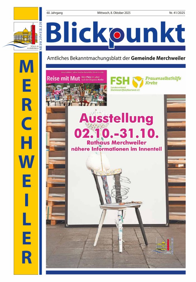 Blickpunkt Merchweiler Titelblatt 41/2025