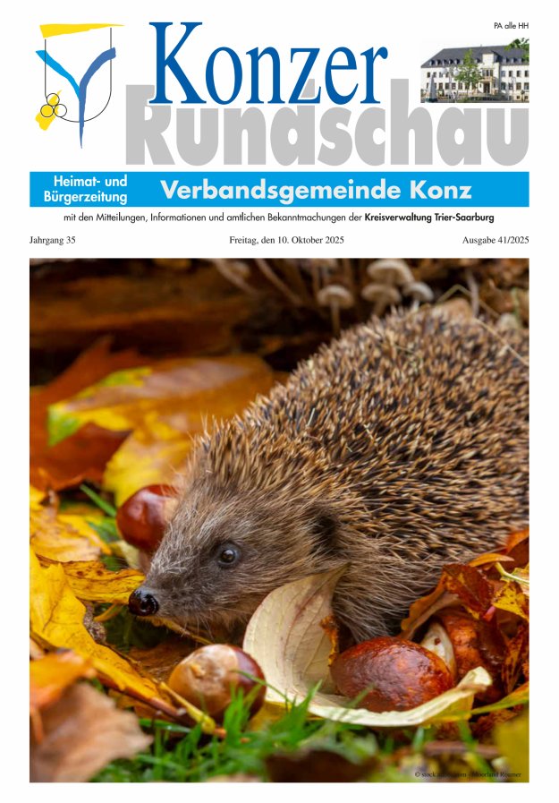 Konzer Rundschau Titelblatt 41/2025