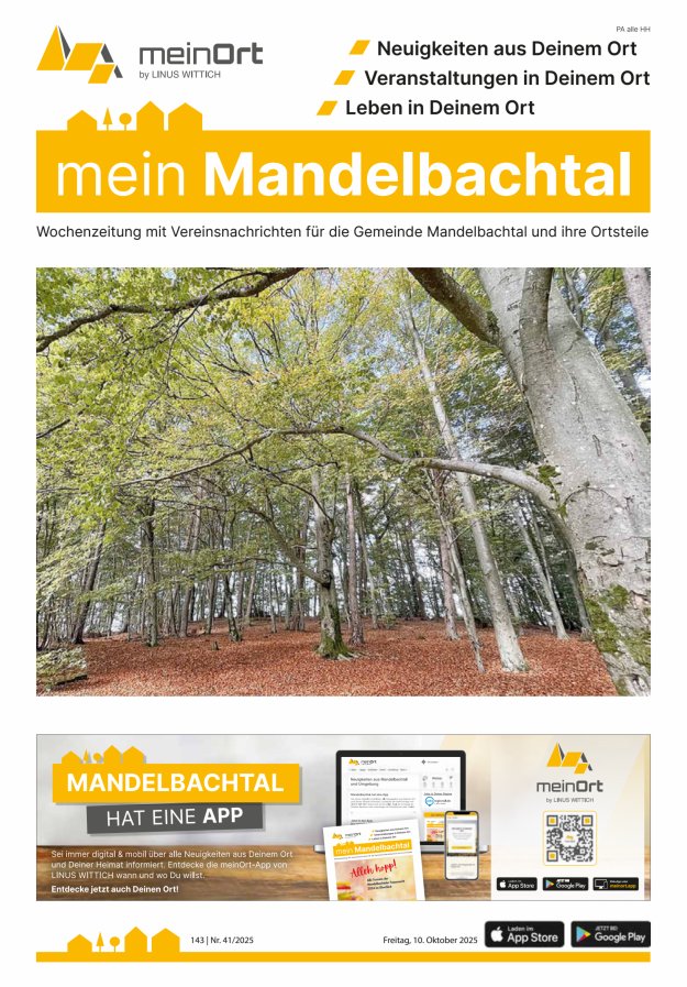 mein Mandelbachtal Titelblatt 41/2025