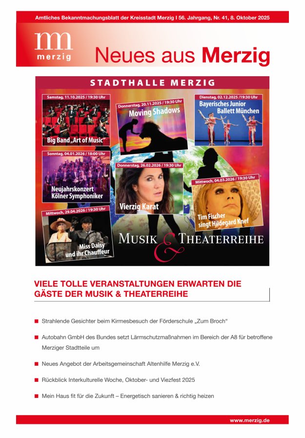 Neues aus Merzig Titelblatt 41/2025