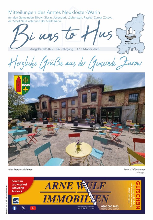 Bi uns to Hus Titelblatt 10/2025