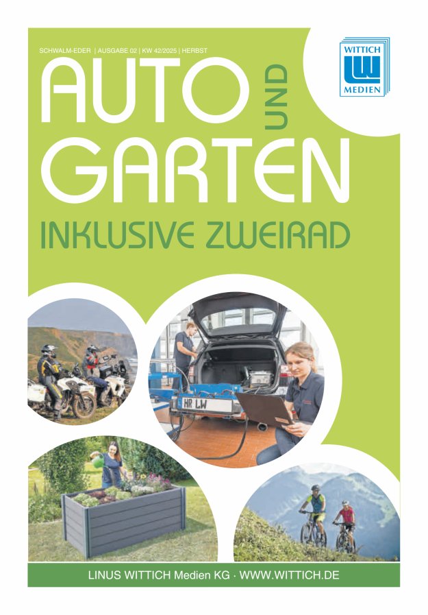 Auto und Garten Schwalm-Eder-Kreis Titelblatt 02/2025