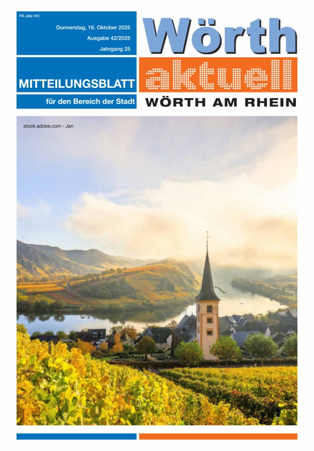 Wörth aktuell Titelblatt 42/2025