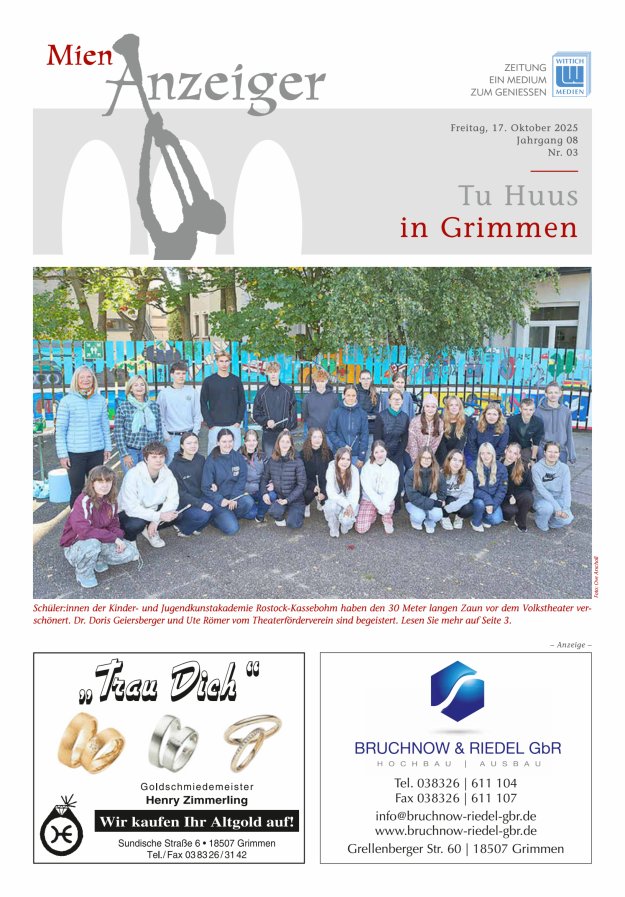 Mien Anzeiger Titelblatt 03/2025