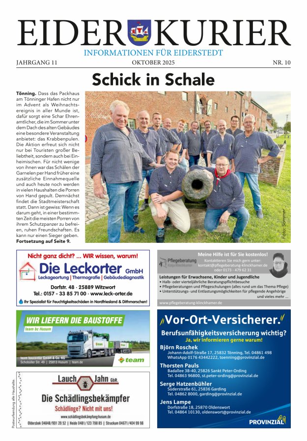 Eider-Kurier Titelblatt 09/2025