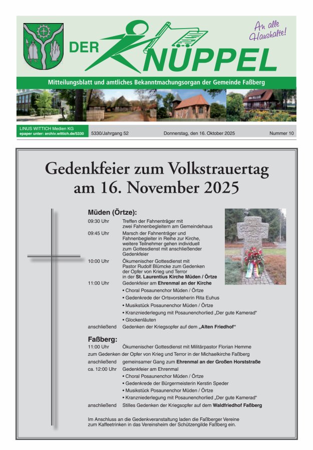 Der Knüppel Titelblatt 10/2025