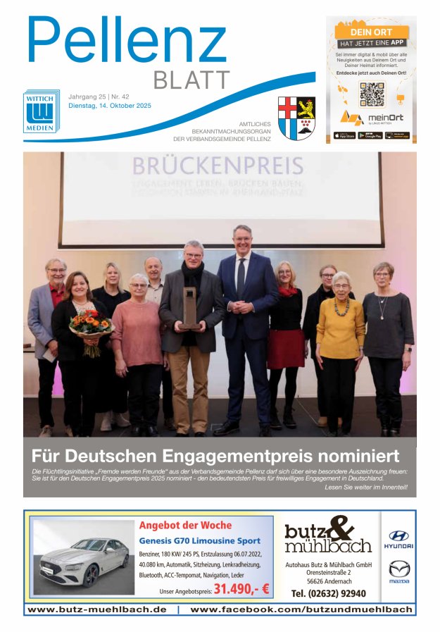 Pellenzblatt Titelblatt 42/2025