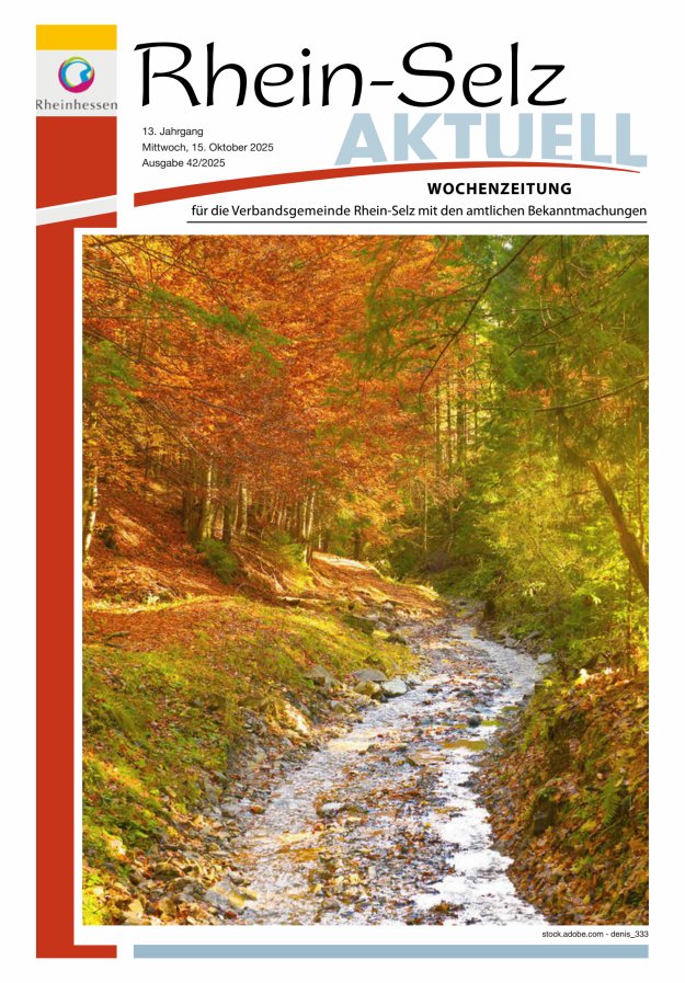 Rhein-Selz aktuell Titelblatt 42/2025