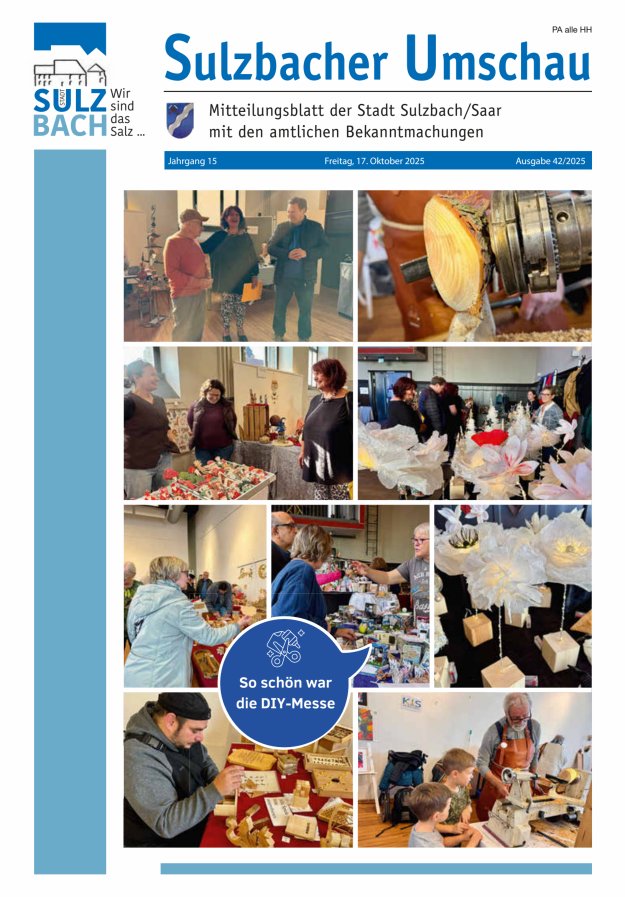 Sulzbacher Umschau Titelblatt 42/2025