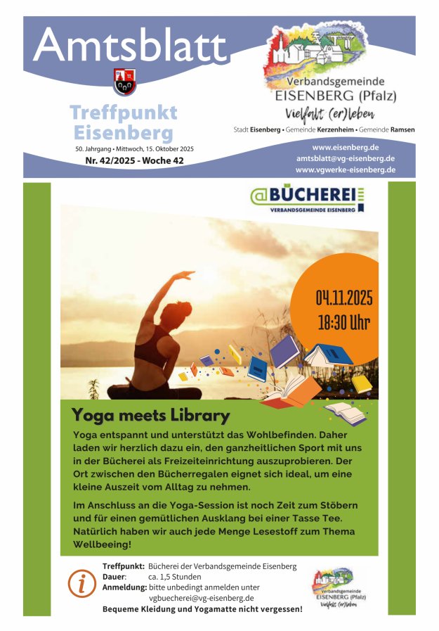 Treffpunkt Eisenberg Titelblatt 42/2025