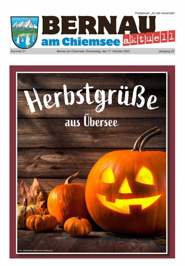 Bernau Aktuell Titelblatt 21/2025