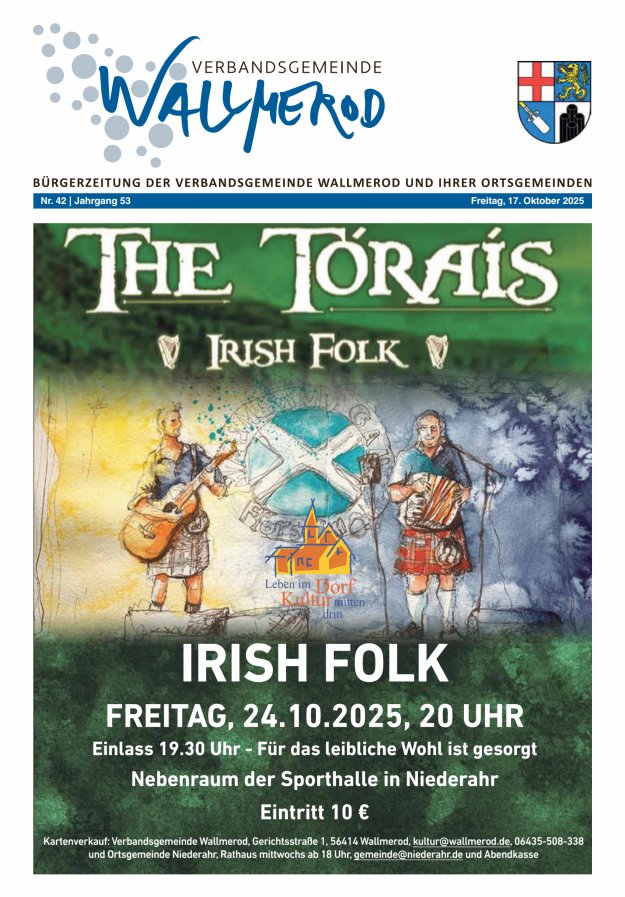 Wir über uns - Verbandsgemeinde Wallmerod Titelblatt 42/2025