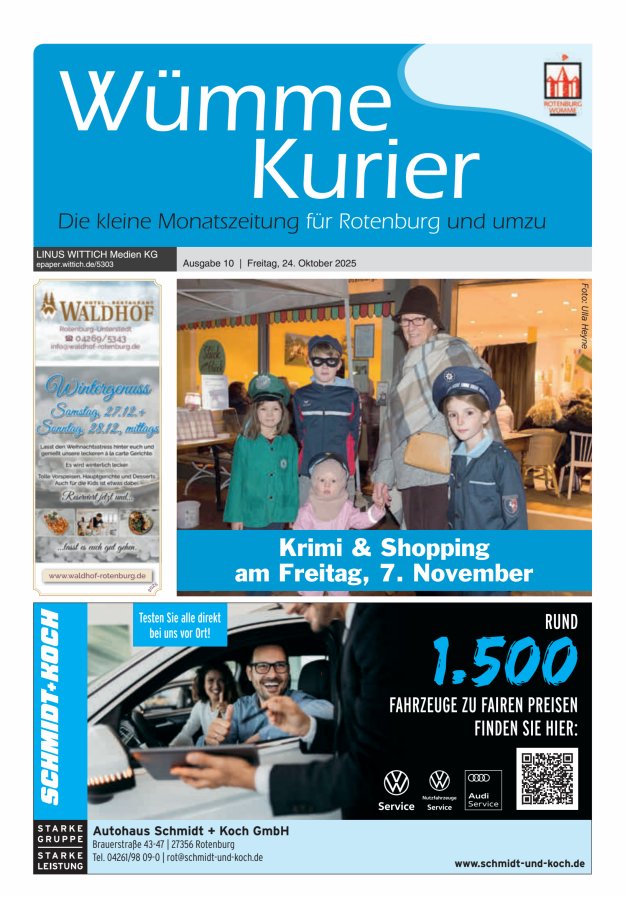 Wümme Kurier Titelblatt 10/2025