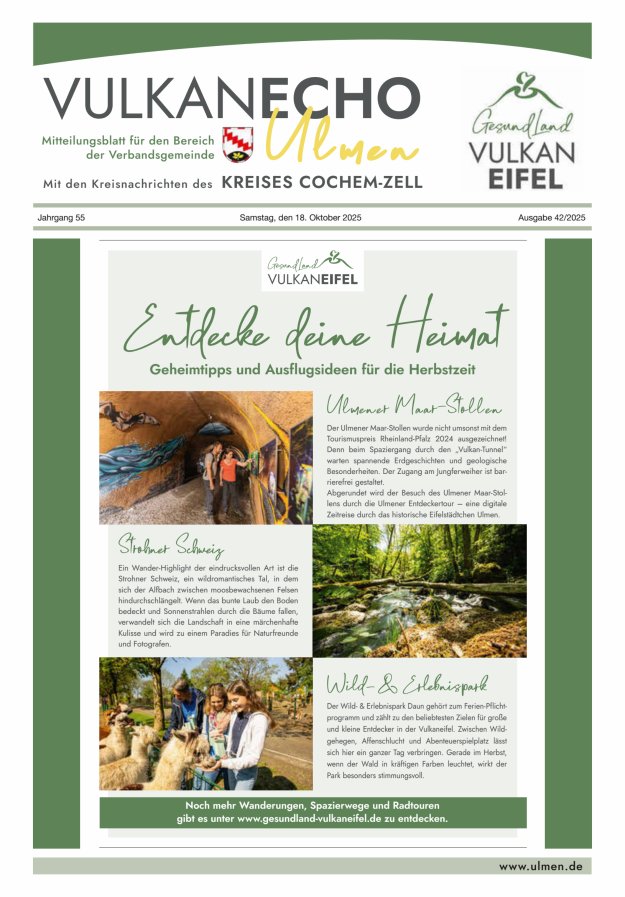 Vulkan Echo VG Ulmen Titelblatt 42/2025