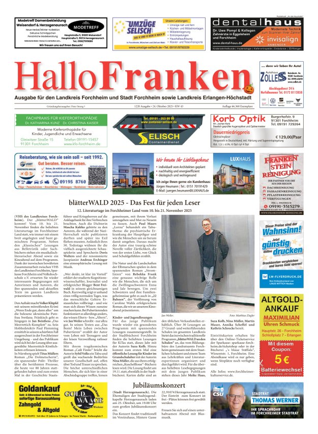 Hallo Franken Titelblatt 1220/2025