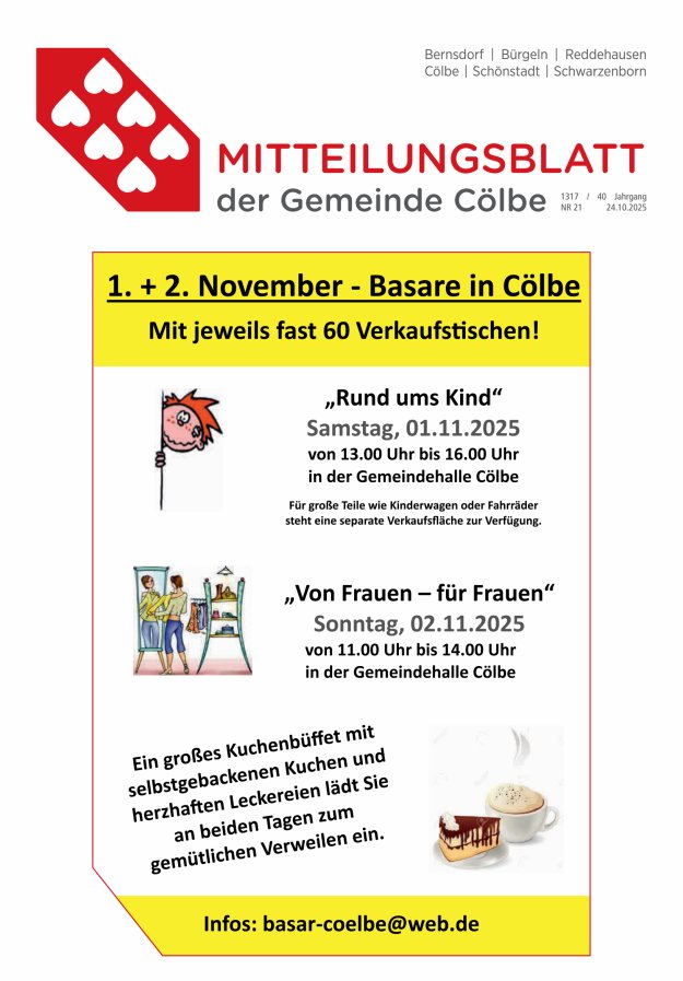 Cölbe Titelblatt 21/2025
