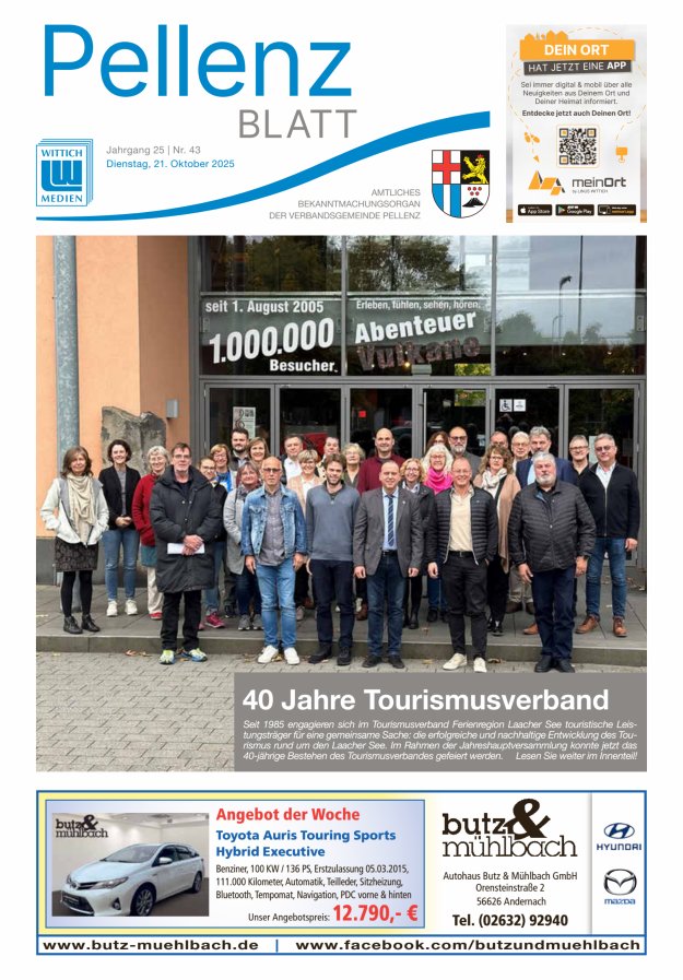 Pellenzblatt Titelblatt 43/2025