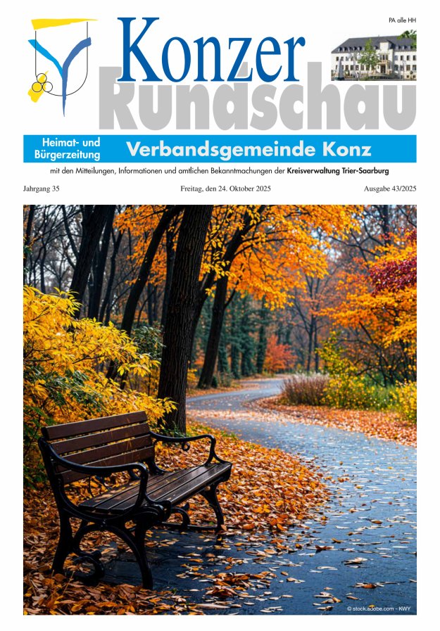 Konzer Rundschau Titelblatt 43/2025