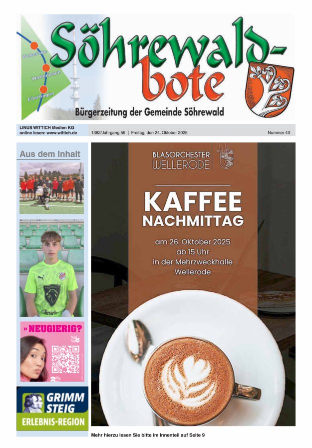 Söhrewaldbote Titelblatt 43/2025