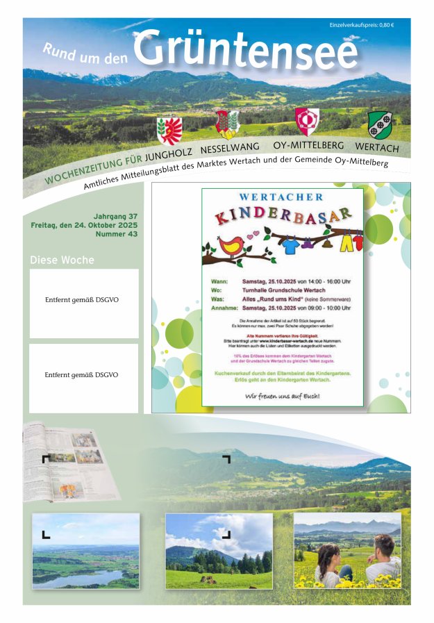 Rund um den Grüntensee Titelblatt 43/2025
