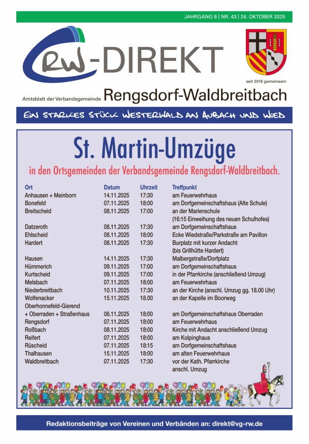 RW-Direkt Titelblatt 43/2025