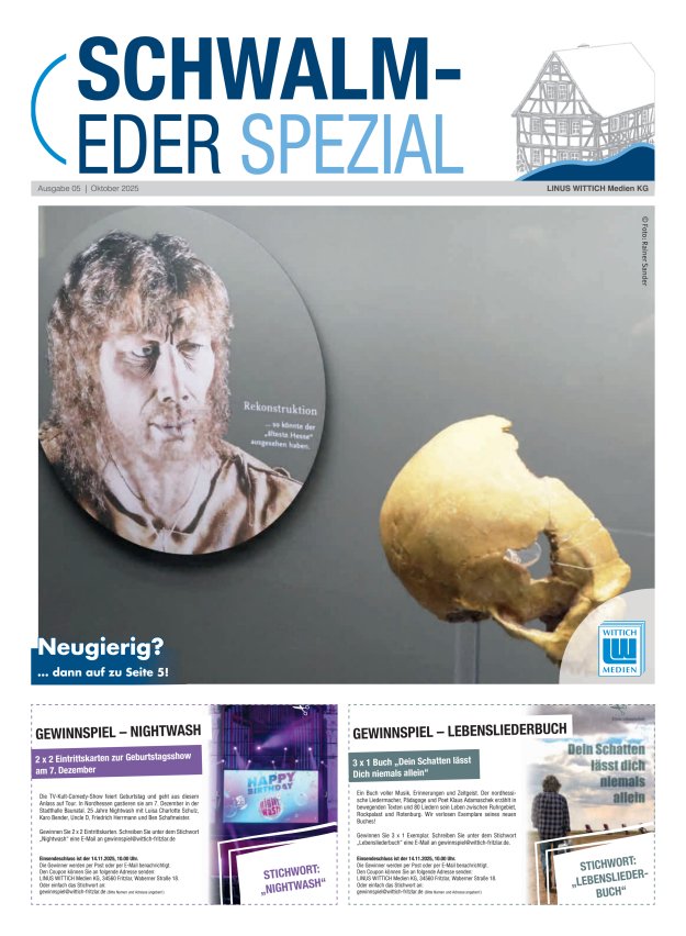 Schwalm-Eder Spezial Titelblatt 05/2025