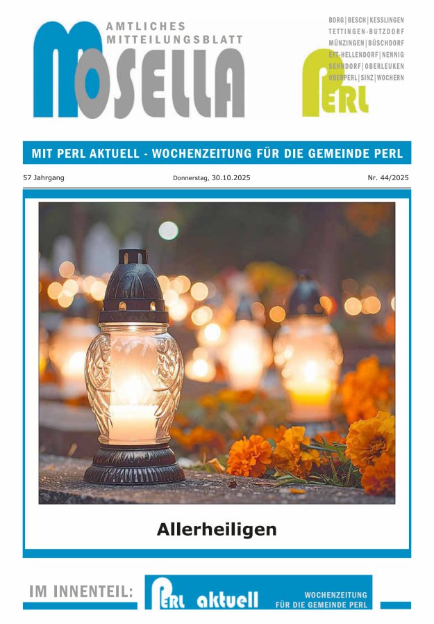Mosella Perl Titelblatt 44/2025