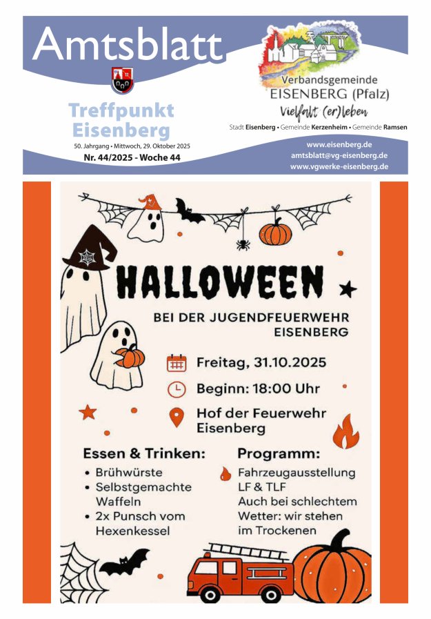 Treffpunkt Eisenberg Titelblatt 44/2025