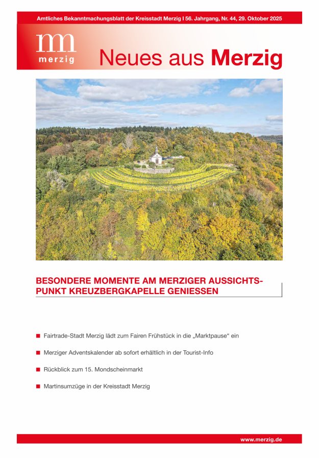 Neues aus Merzig Titelblatt 44/2025