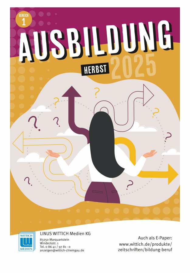 Ausbildungsratgeber Chiemgau  Titelblatt 11/2025