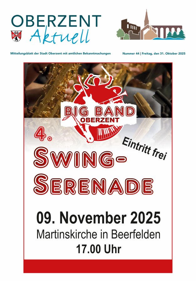 Oberzent aktuell Titelblatt 44/2025