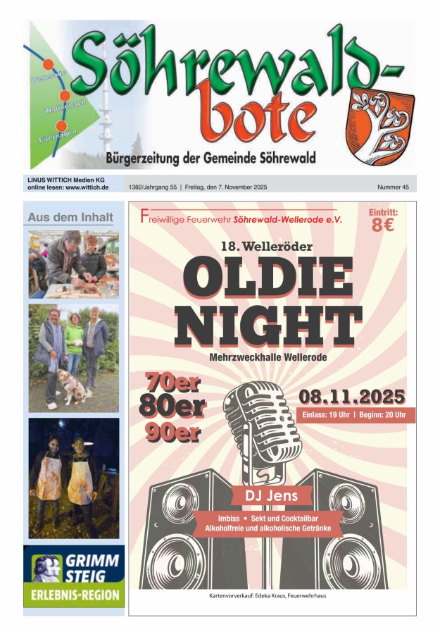 Söhrewaldbote Titelblatt 45/2025