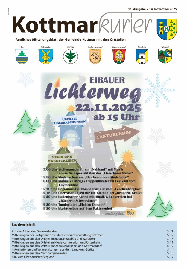 Kottmarkurier Titelblatt 11/2025