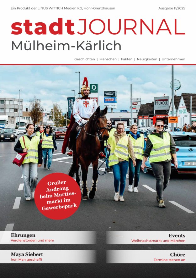 Stadtjournal Mülheim-Kärlich Titelblatt 11/2025