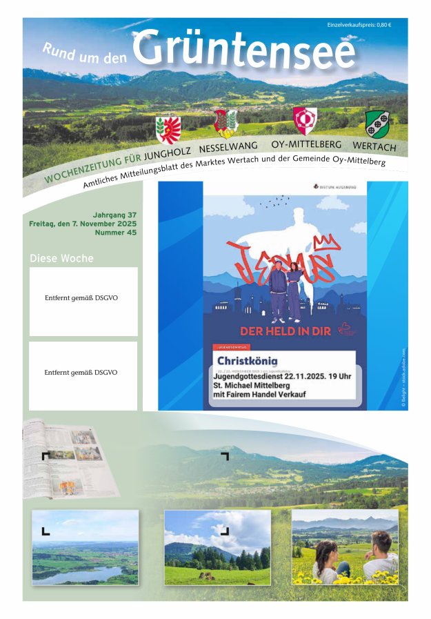 Rund um den Grüntensee Titelblatt 45/2025