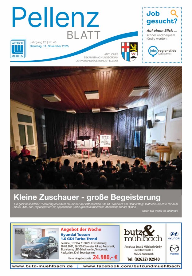 Pellenzblatt Titelblatt 46/2025