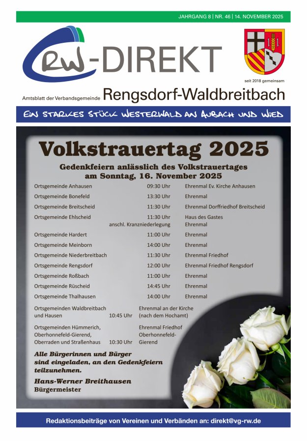 RW-Direkt Titelblatt 46/2025