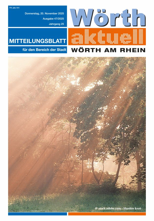 Wörth aktuell Titelblatt 47/2025