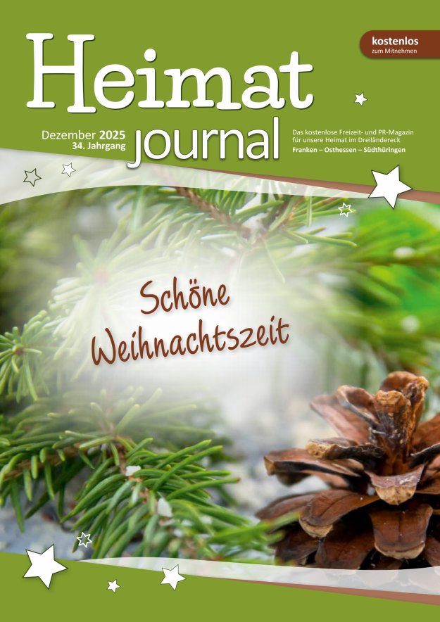 "Heimatjournal" im Dreiländereck Franken-Osthessen-Südthüringen Titelblatt 09/2025