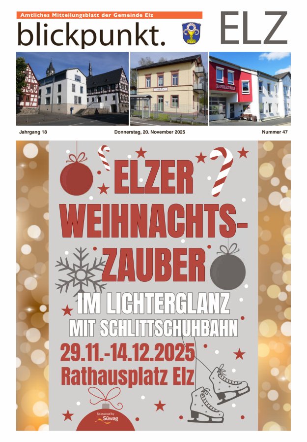 Blickpunkt Elz Titelblatt 47/2025